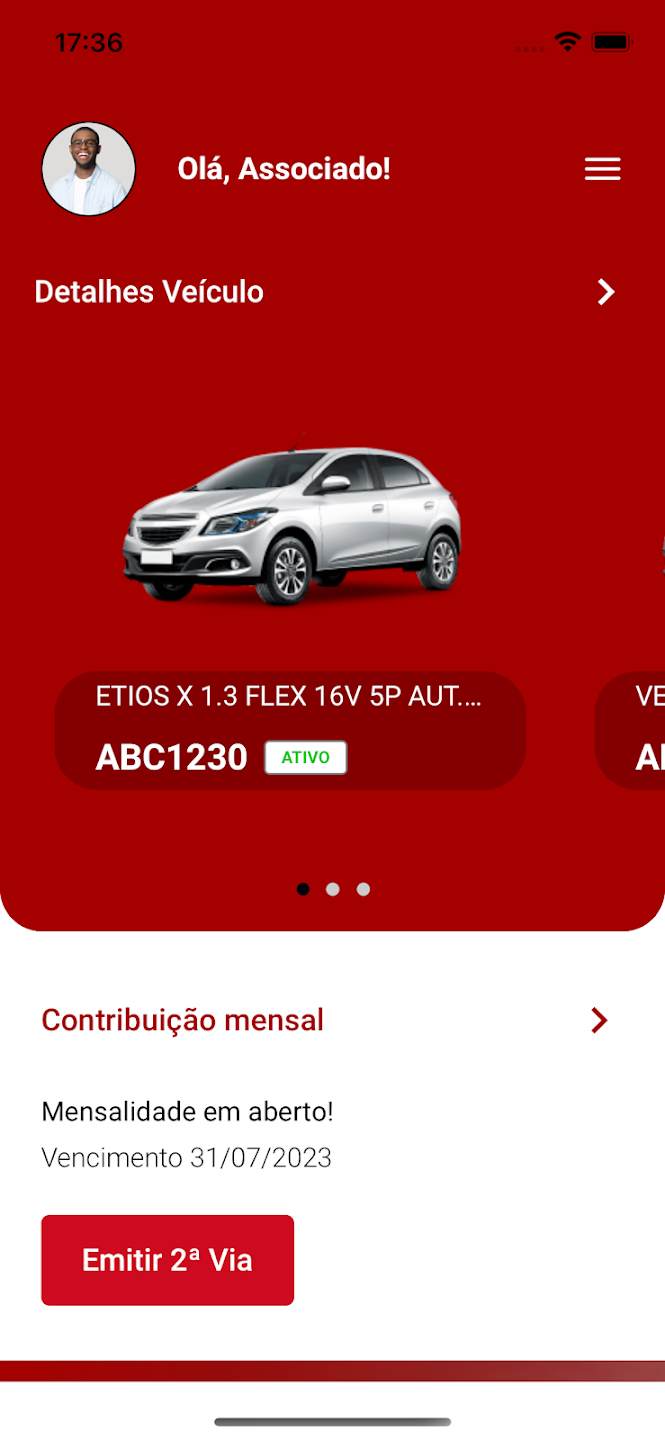 Aplicativo Oficial Cooper Tela Interna